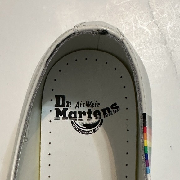 Doc Martens 1461 Pride Leather Oxford White Womens Size 11 Mens Size 10 (27522) - Picture 7 of 7